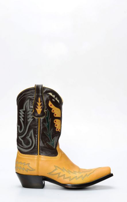 Stivali Texani Liberty Boots con inserto a farfalla