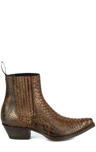Python Texan Boot Cognac
