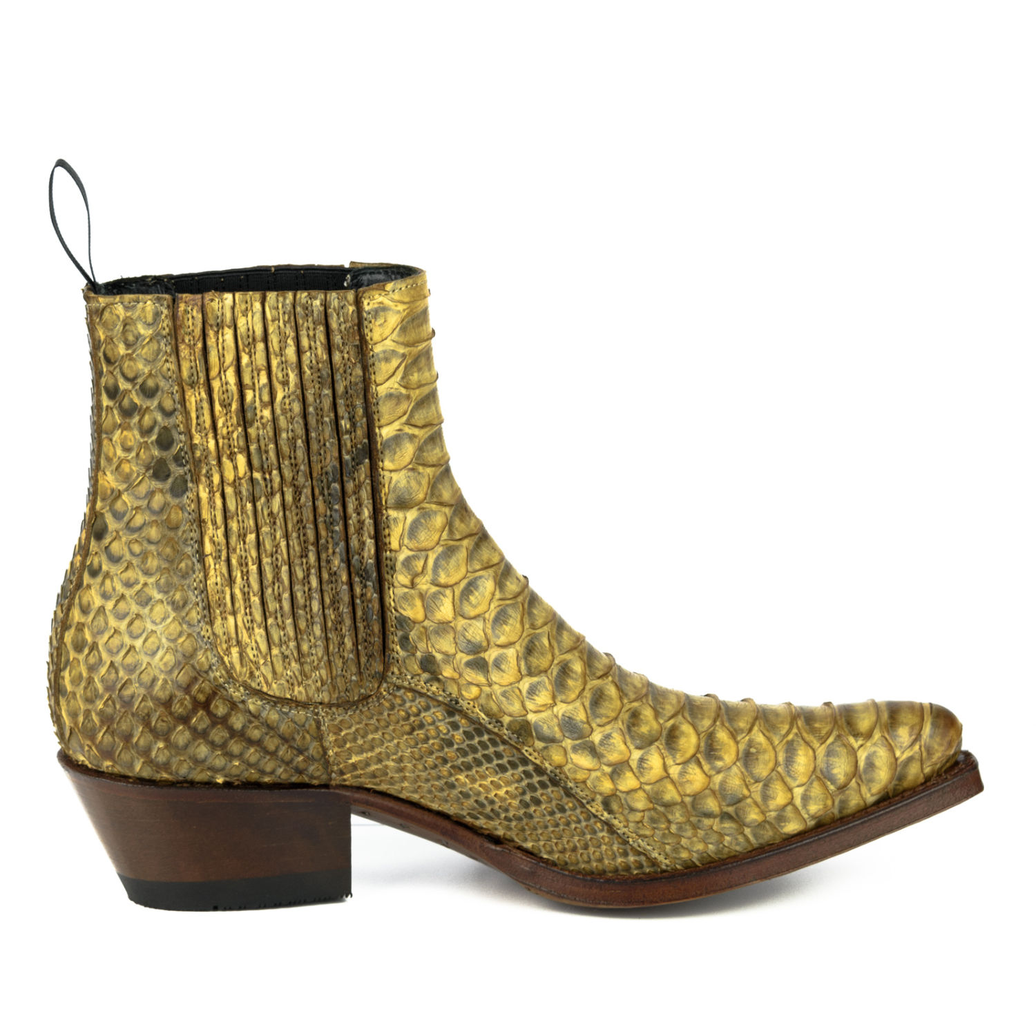 Boots python femme best sale